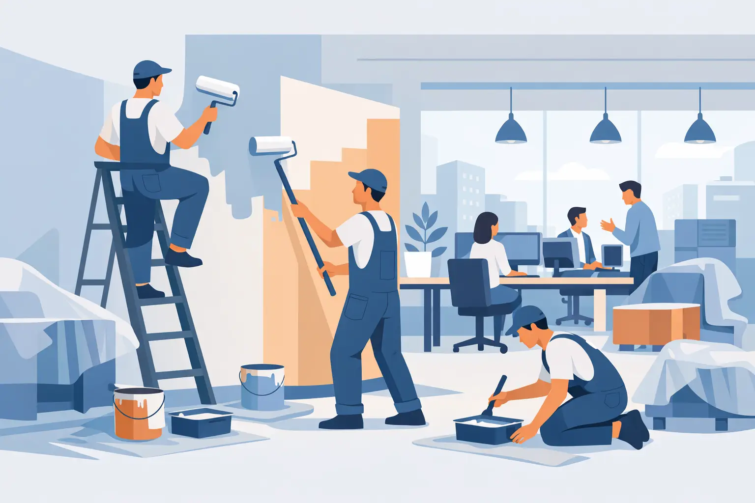 You are currently viewing Office Repainting Service That Minimizes Downtime