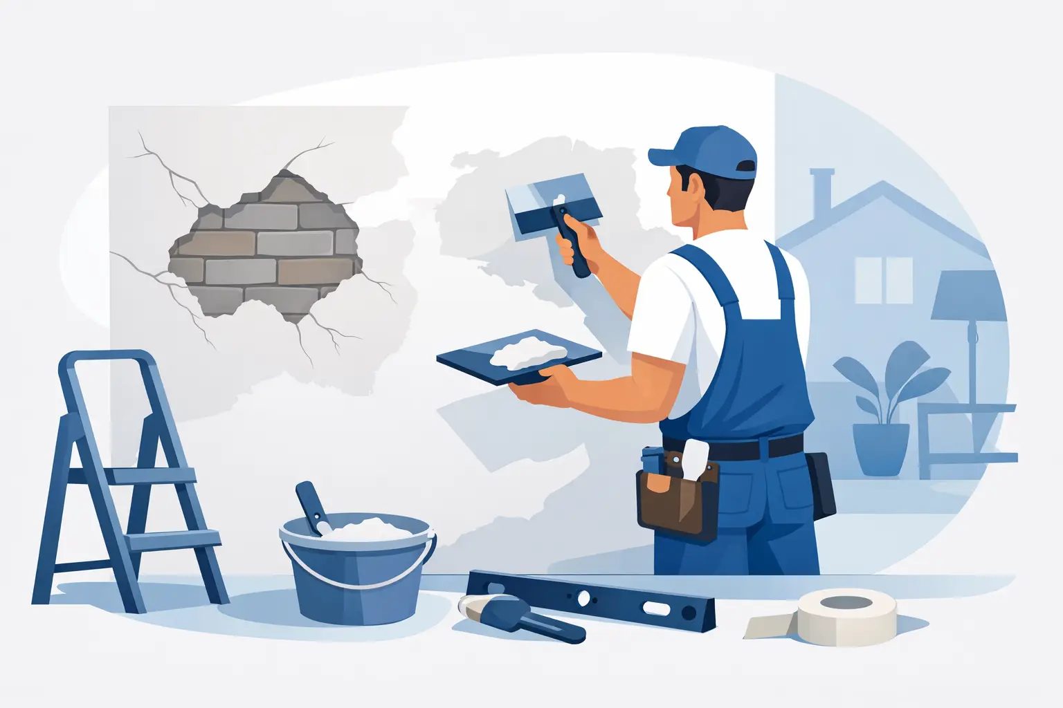 You are currently viewing Wall Plaster Repair Contractor: What to Look For