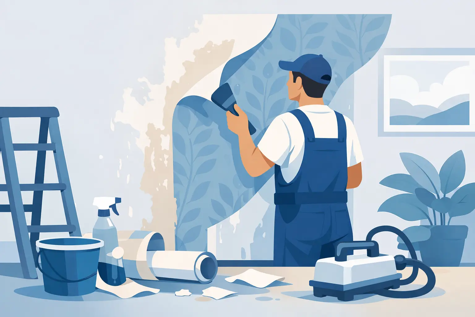 Read more about the article Wallpaper Removal Service Done Right