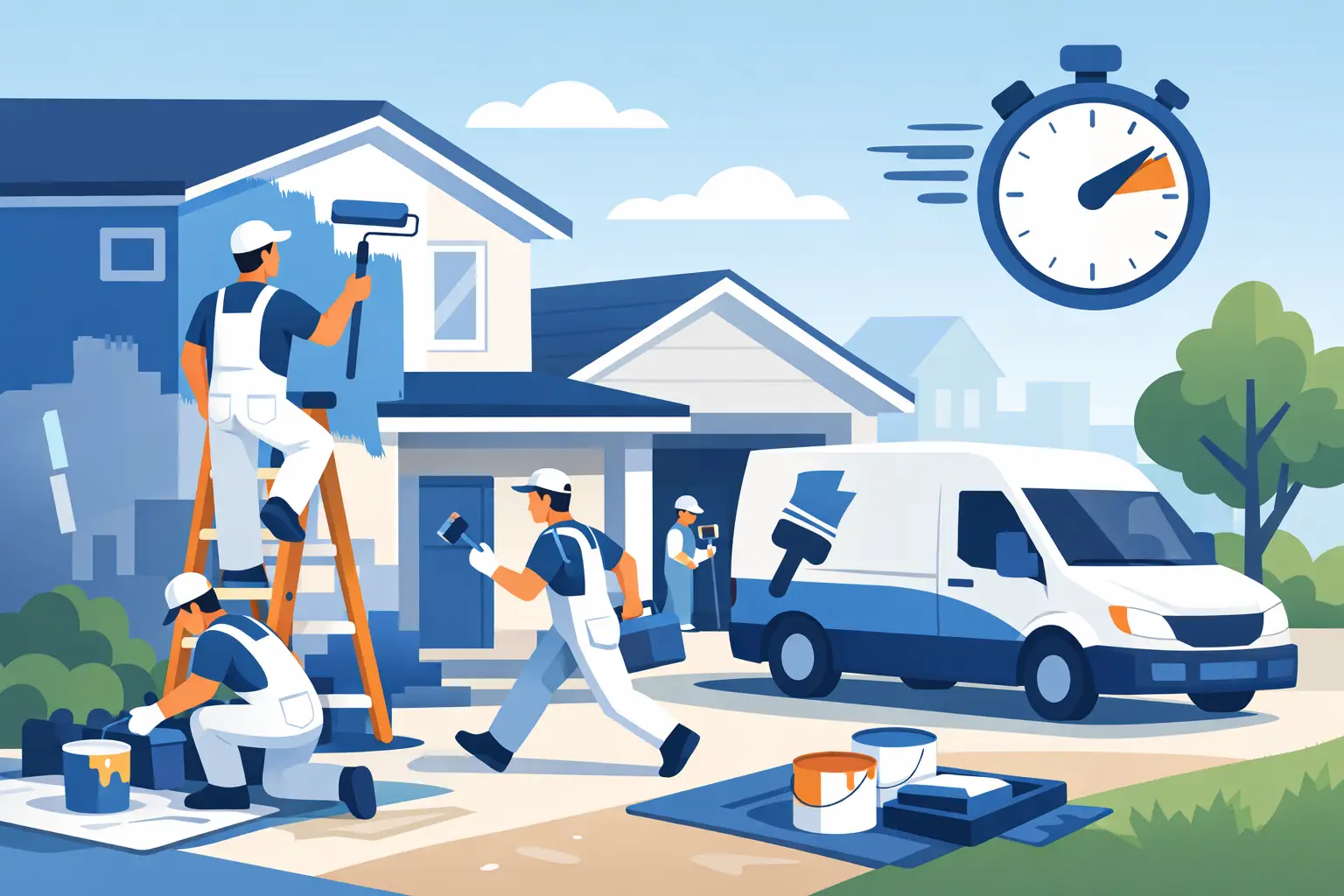 Read more about the article When an Express House Painting Service Makes Sense