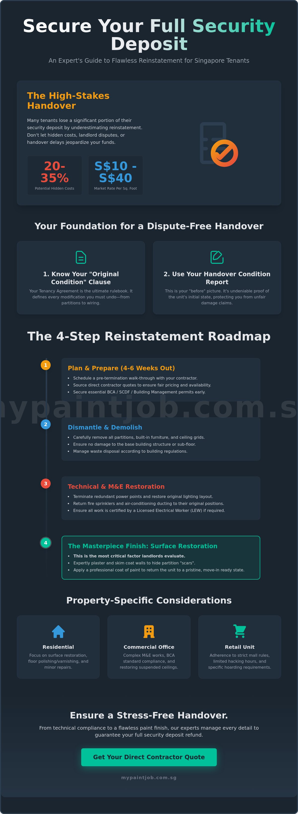 The Ultimate Checklist for Reinstatement Services in Singapore (2026)