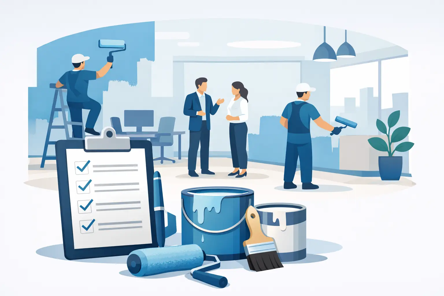 Read more about the article Office Painting Checklist for a Smooth Project