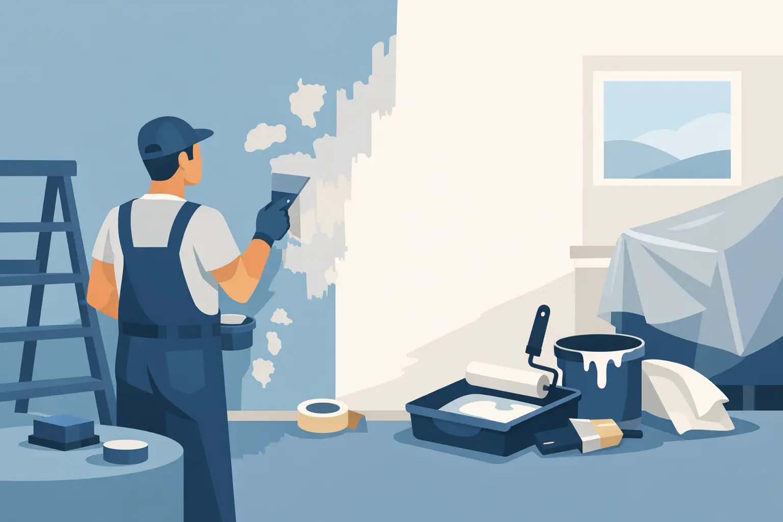 You are currently viewing Surface Preparation for Wall Painting Done Right