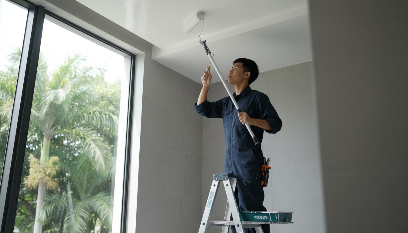 You are currently viewing How to Get Rid of Mould on Bathroom Ceiling Singapore: 2026 Homeowner’s Guide