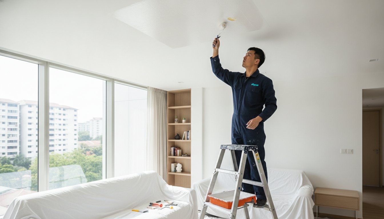 You are currently viewing Water Damage on Ceiling Repair Cost: 2026 Singapore Homeowner’s Guide