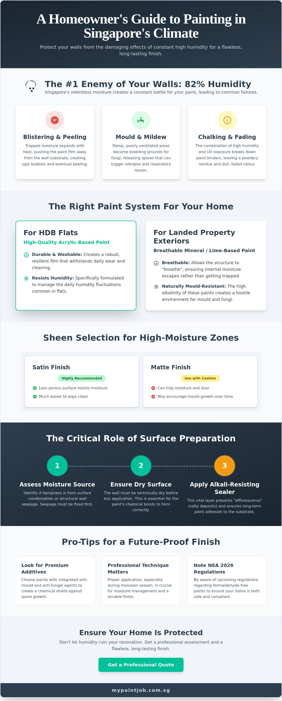 Choosing the Best Paint for Humid Singapore Weather: The 2026 Homeowner’s Guide