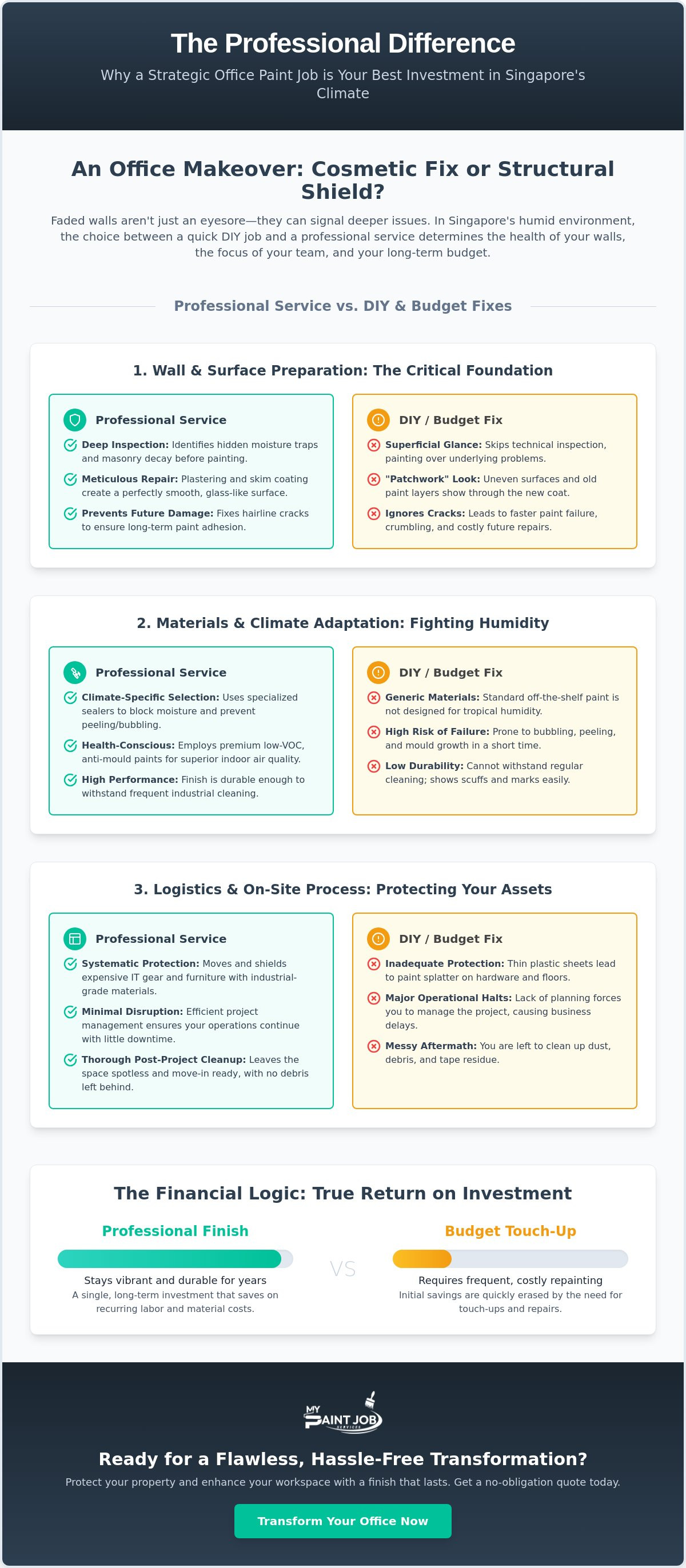 The 10 Critical Benefits of Hiring Professional Office Painting Services in Singapore (2026)