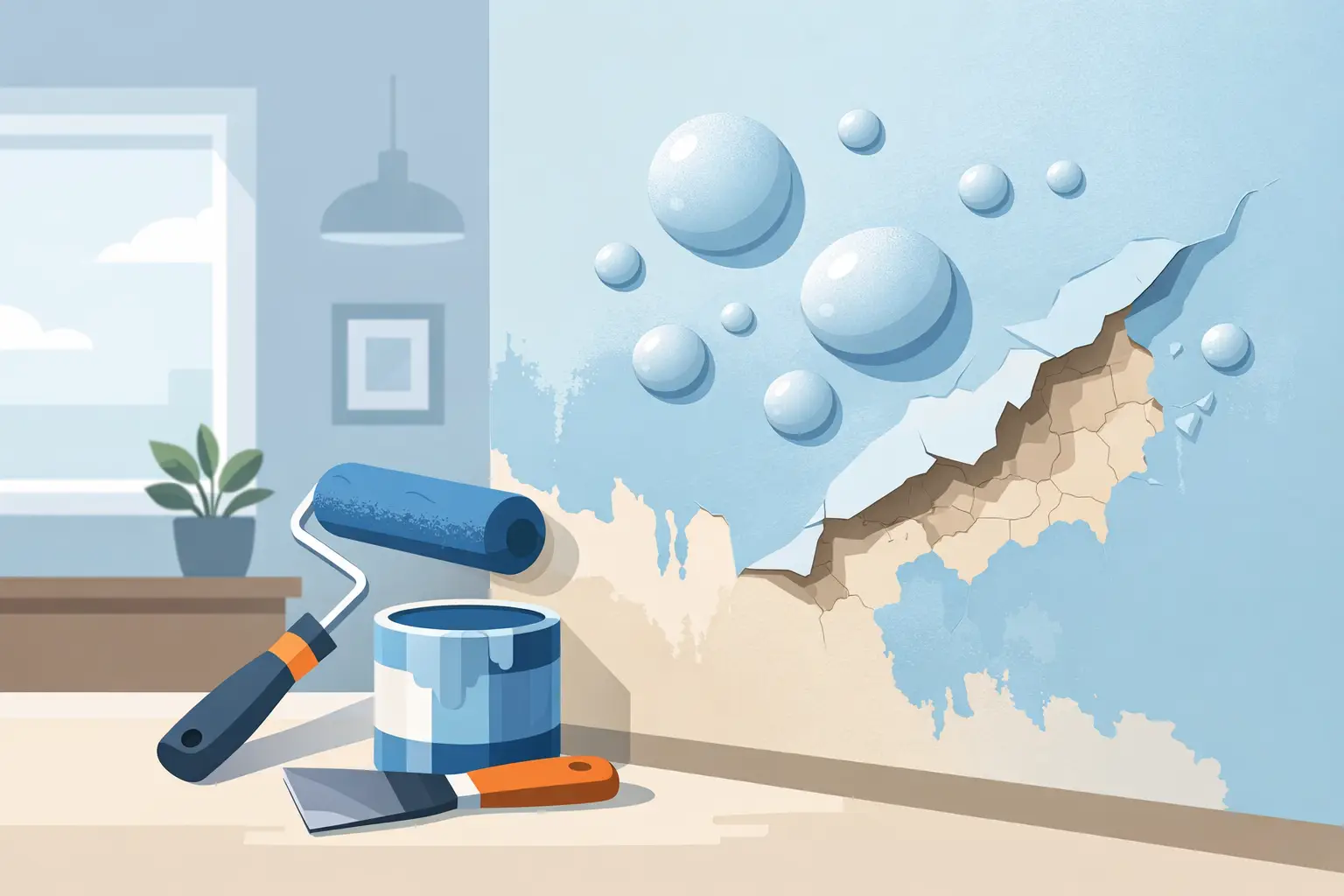 Read more about the article Why Does Paint Bubble on a Wall?