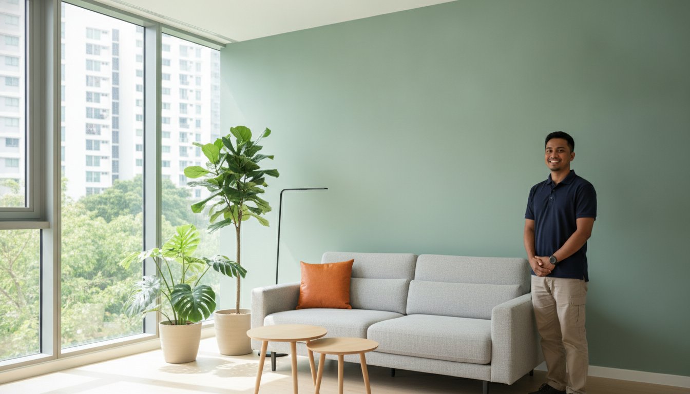 Read more about the article Best Paint for HDB Flats in Singapore: The 2026 Selection Guide