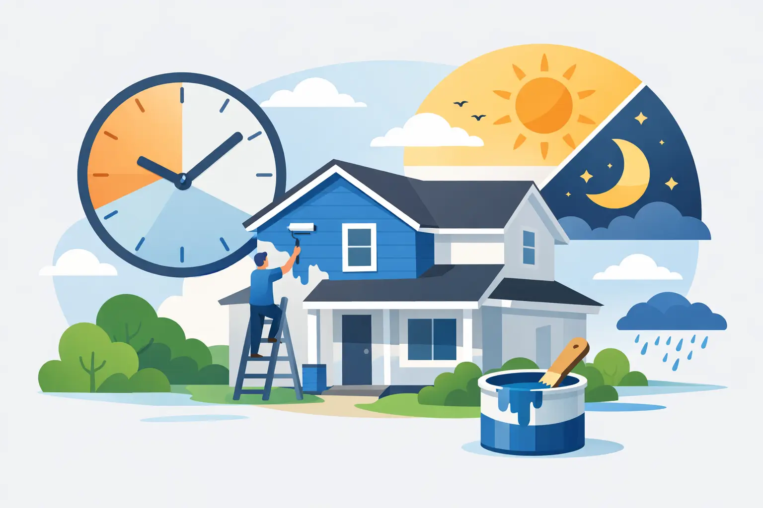 Read more about the article Best Time to Repaint a House for Lasting Results