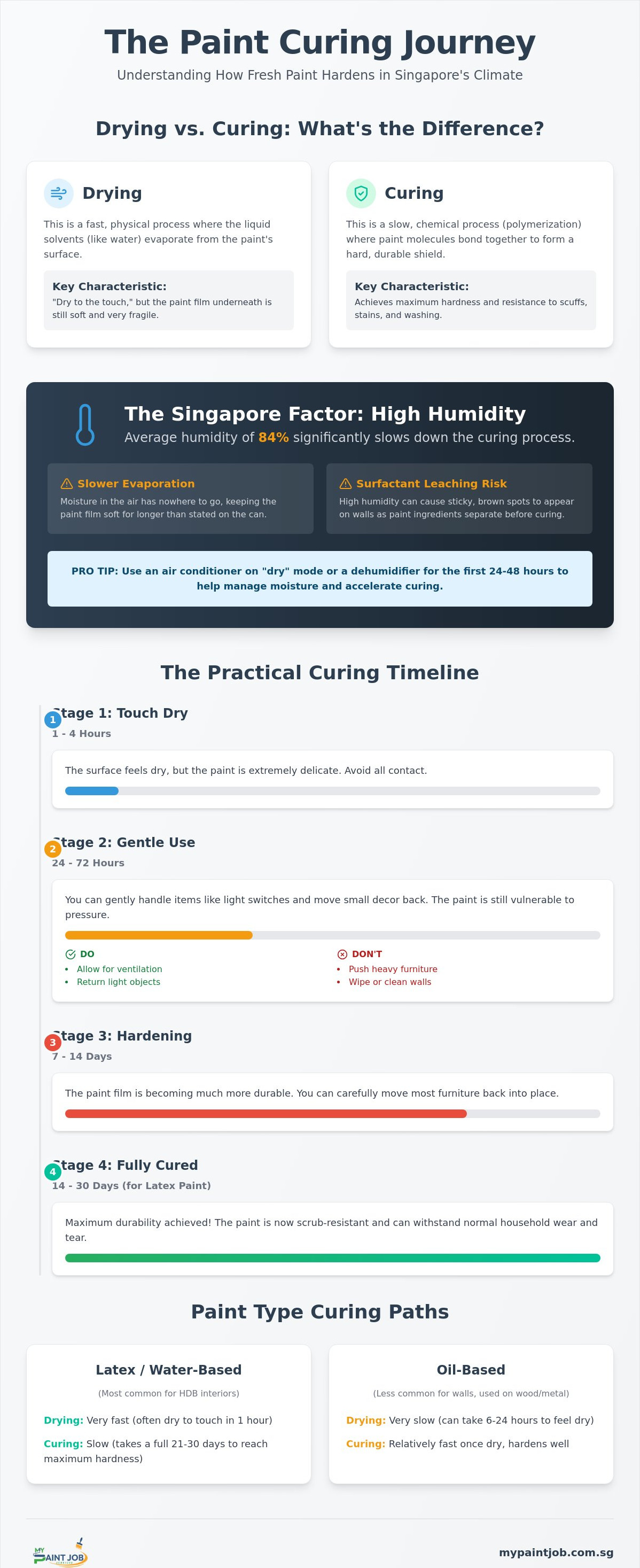 How Long Does New Paint Take to Cure? A Singapore Homeowner’s Guide (2026)