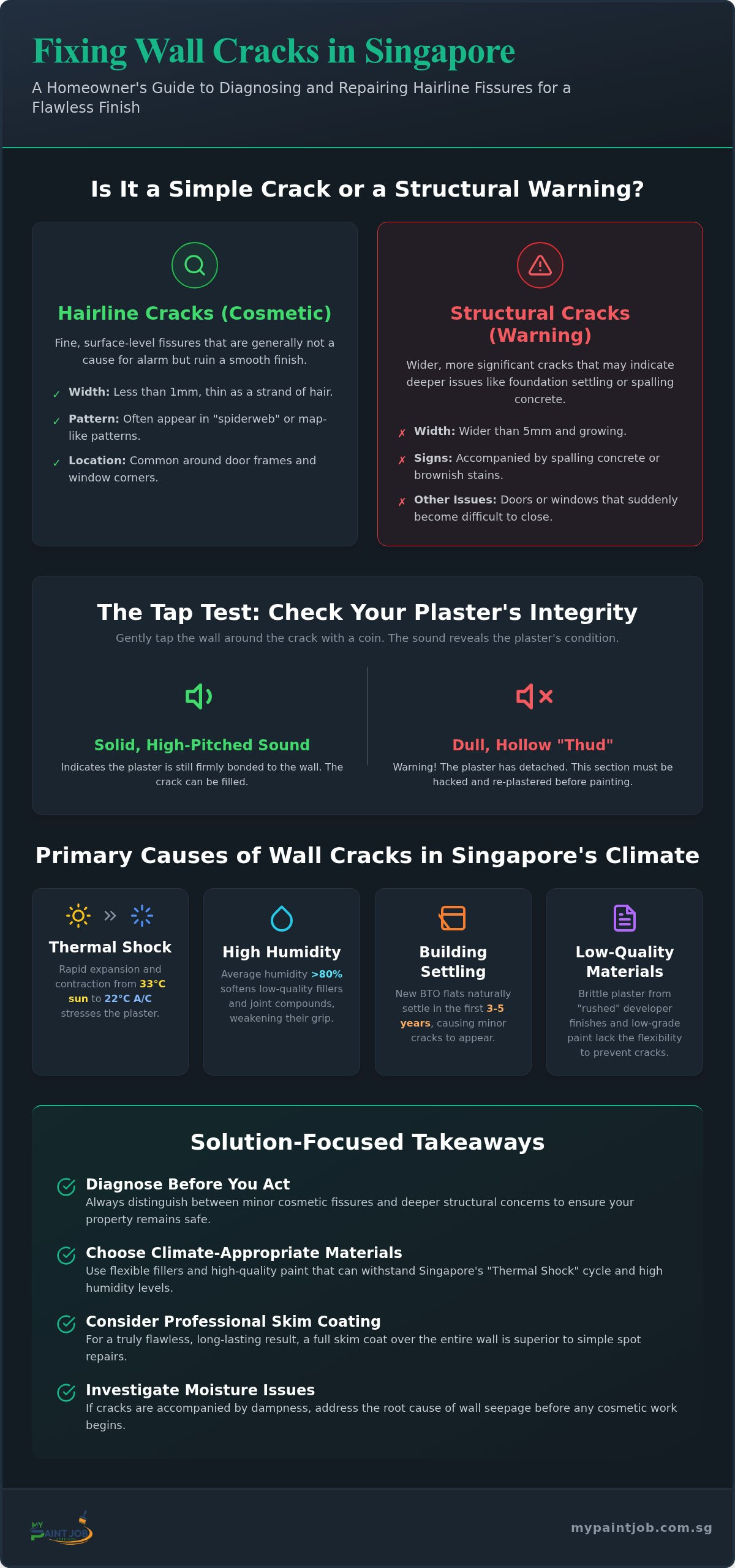 How to Fix Hairline Cracks in Walls Before Painting: A 2026 Singapore Guide