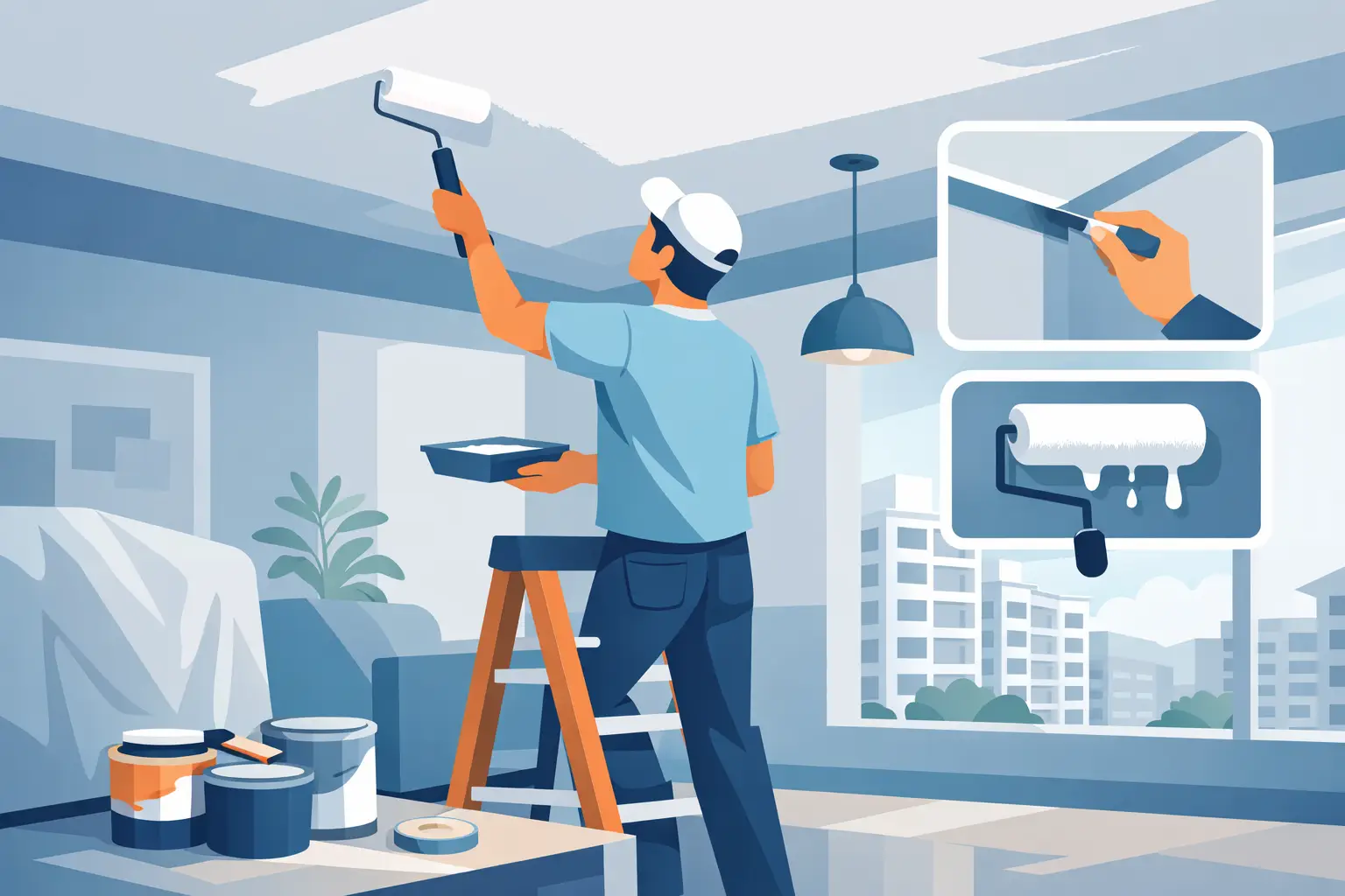 Read more about the article How to Paint HDB Ceiling Without Mistakes
