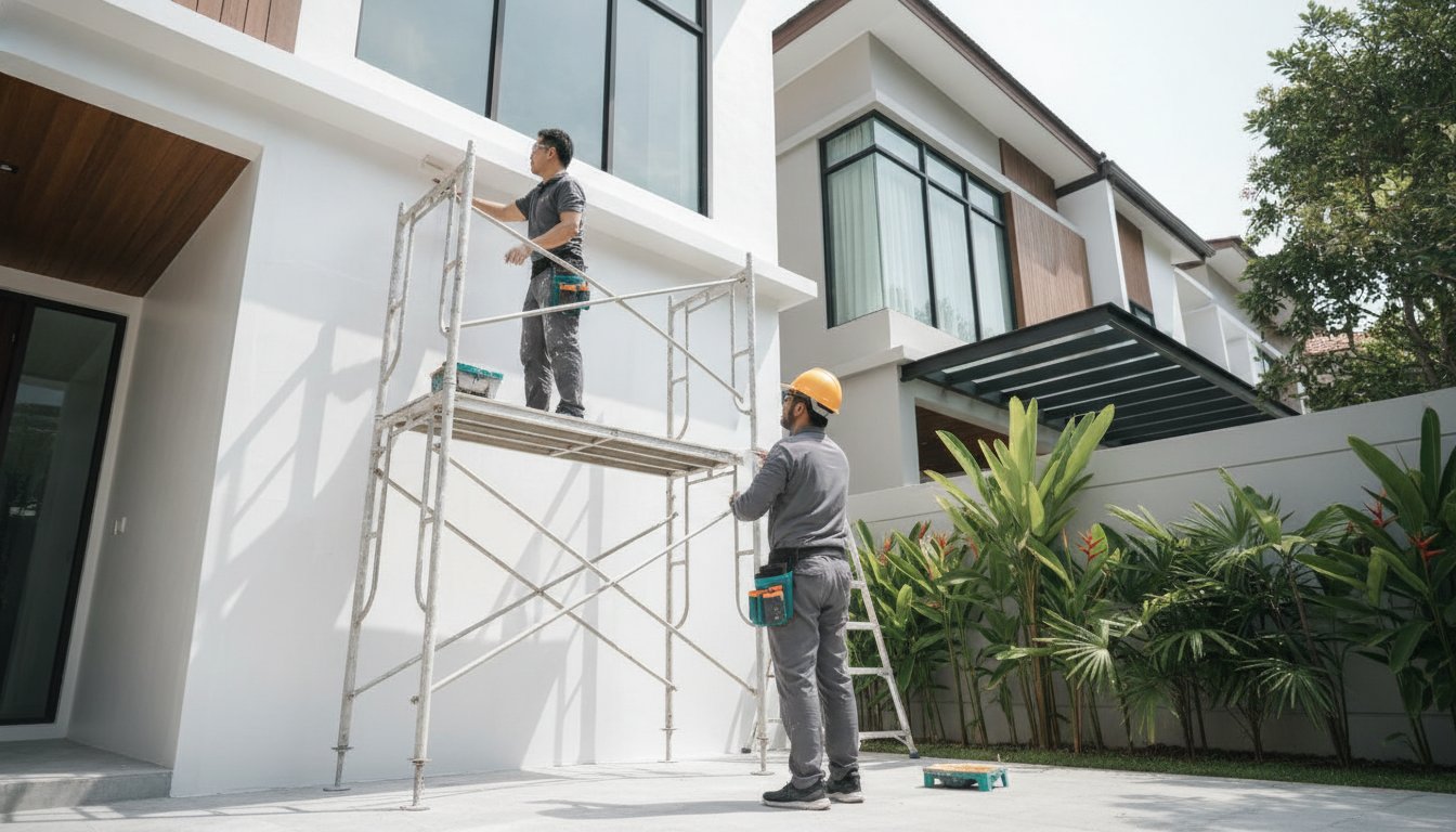 Read more about the article Landed Property Painting Services Singapore: The 2026 Homeowner’s Guide