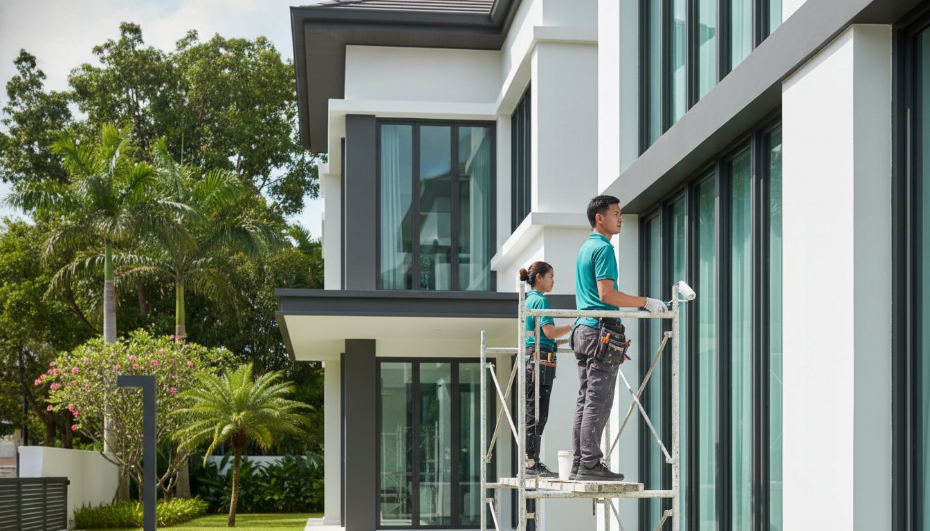 Read more about the article Landed Property Painting Services Singapore: The 2026 Homeowner’s Guide