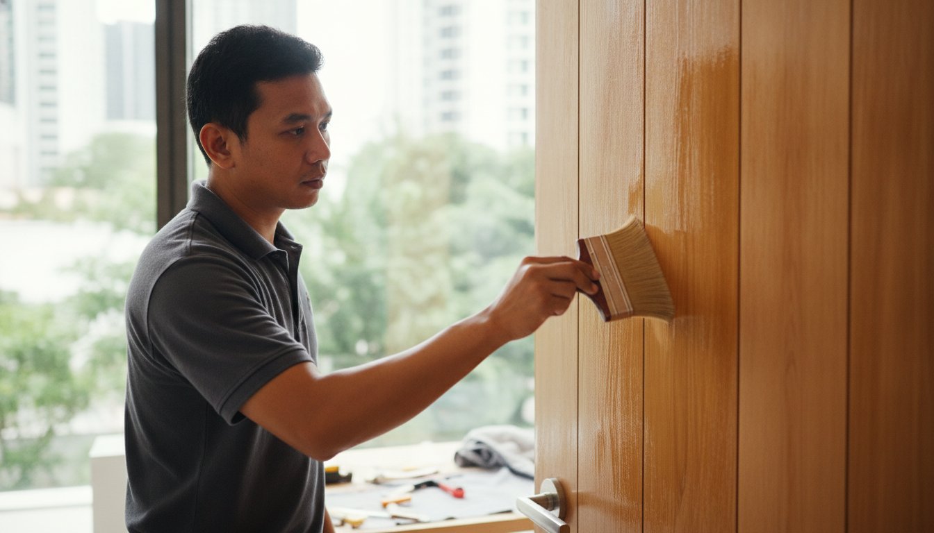 Read more about the article Expert Wood Varnishing in Singapore: The 2026 Homeowner’s Restoration Guide