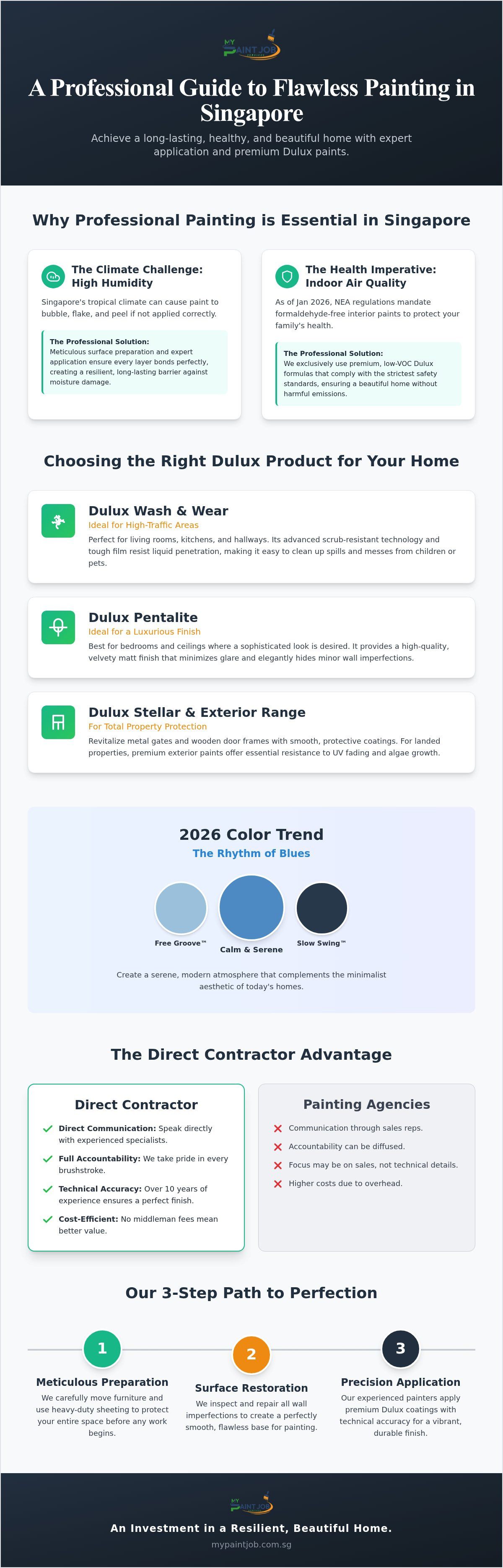 Professional Dulux Painting Service Singapore: The 2026 Guide to Premium Home Transformation