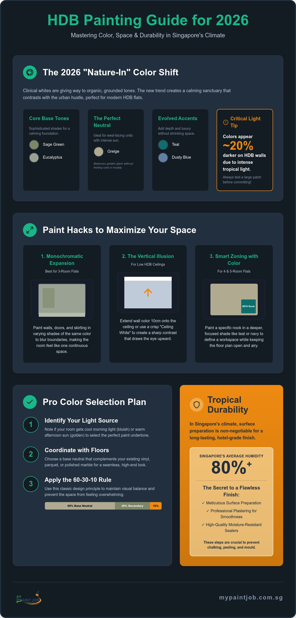 Modern HDB Painting Ideas Singapore 2026: Trends and Practical Tips