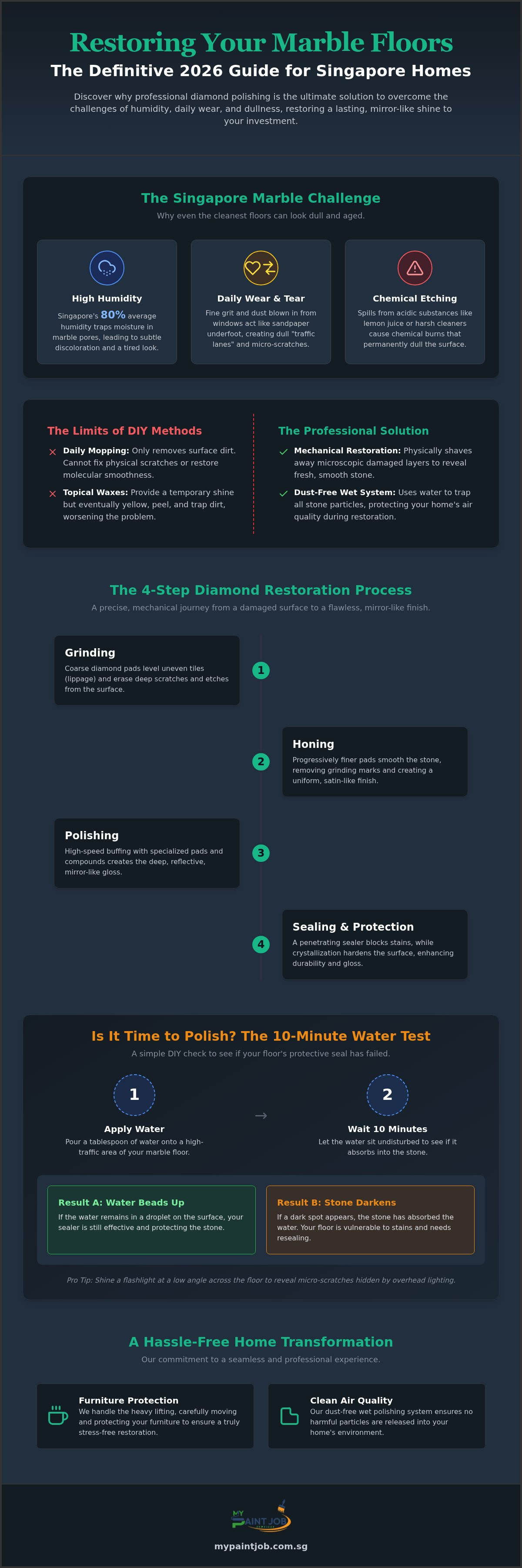 Professional Marble Floor Polishing Singapore: The 2026 Restoration Guide