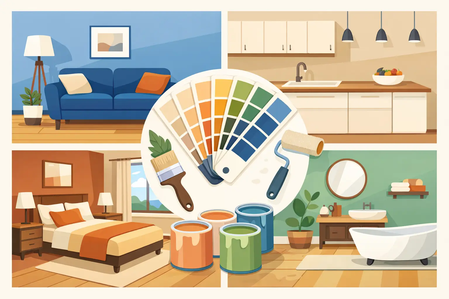 You are currently viewing How to Choose Paint Colors for Every Room