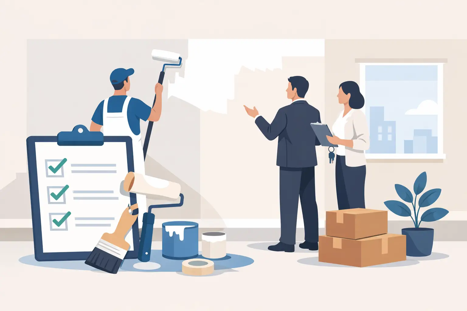 Read more about the article Tenant Handover Repainting Checklist for a Clean Exit