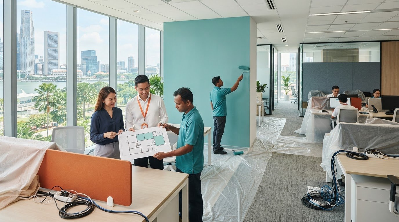 Read more about the article Minimizing Disruption During Office Painting: A Practical Planning Guide