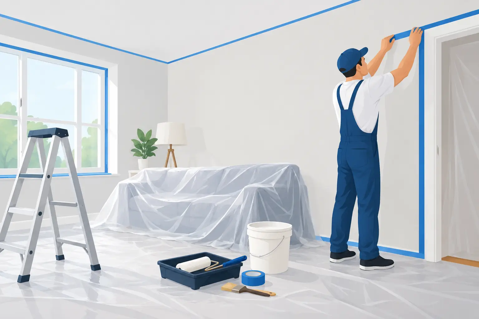 Read more about the article How to Prepare Rooms Before Painting Properly
