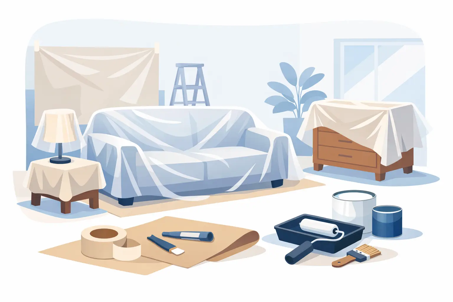 Read more about the article How to Protect Furniture Before Painting