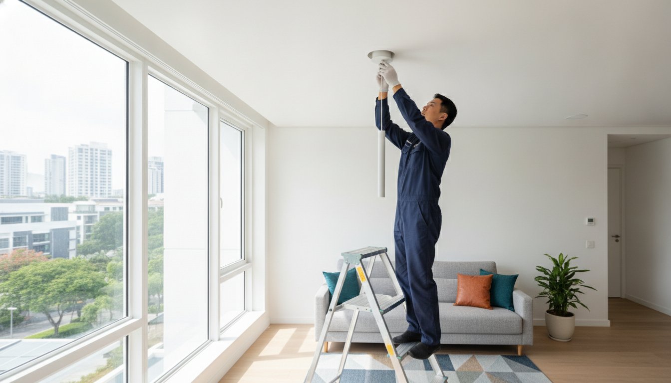 Read more about the article Light Fixture Installation Singapore: The 2026 Guide to Safety and Aesthetic Finishing