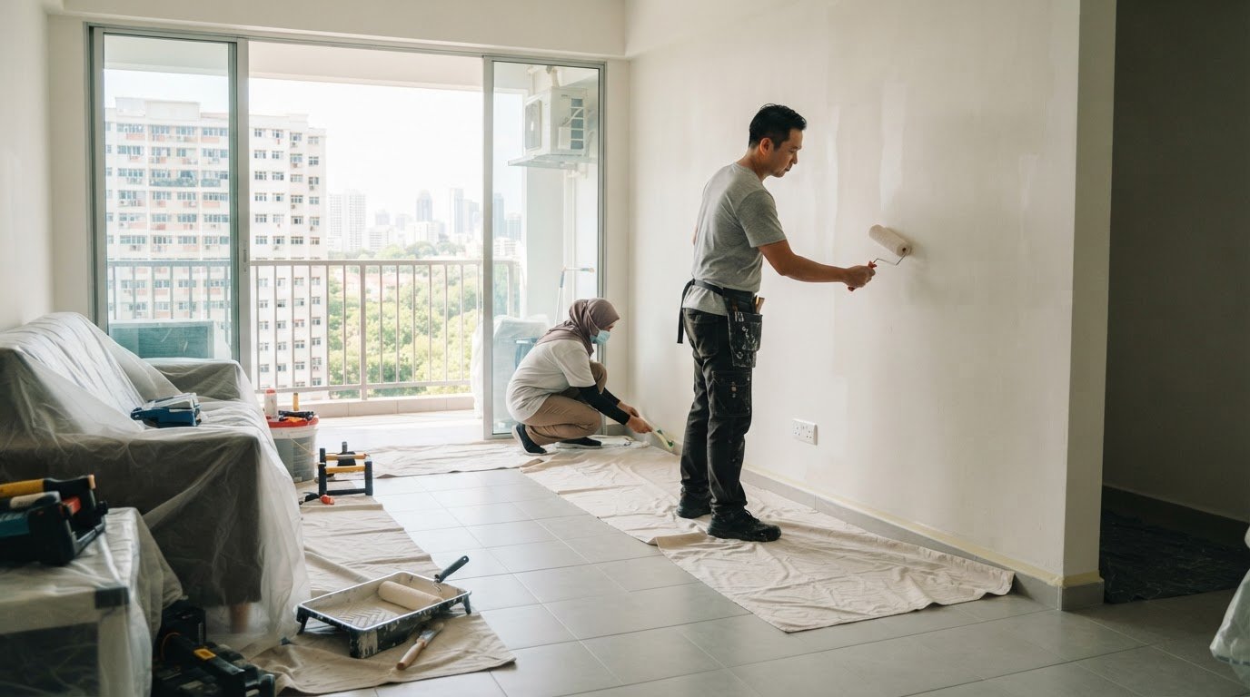 You are currently viewing Painting Services for Moving In in Singapore: Prices and Preparation