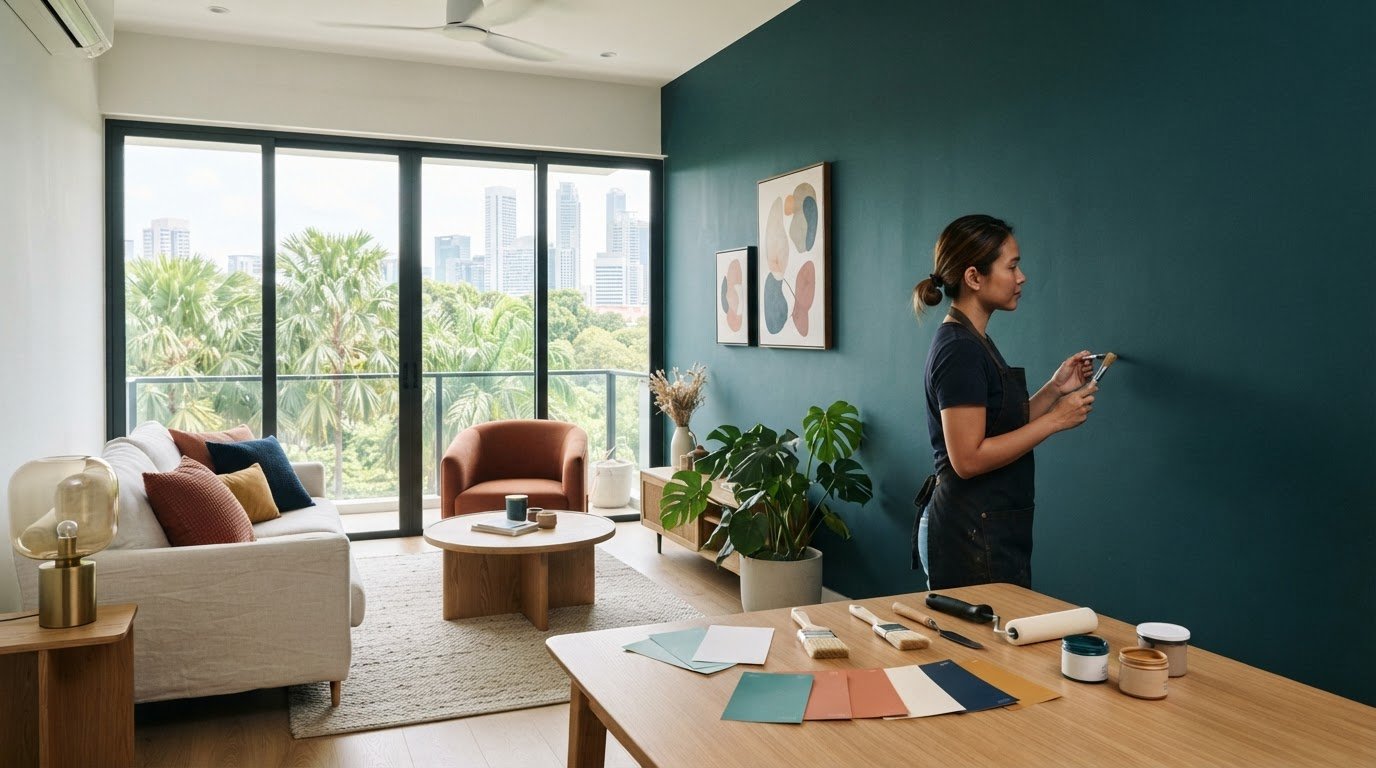 You are currently viewing Accent Wall Color Combinations: How to Choose a Palette That Works
