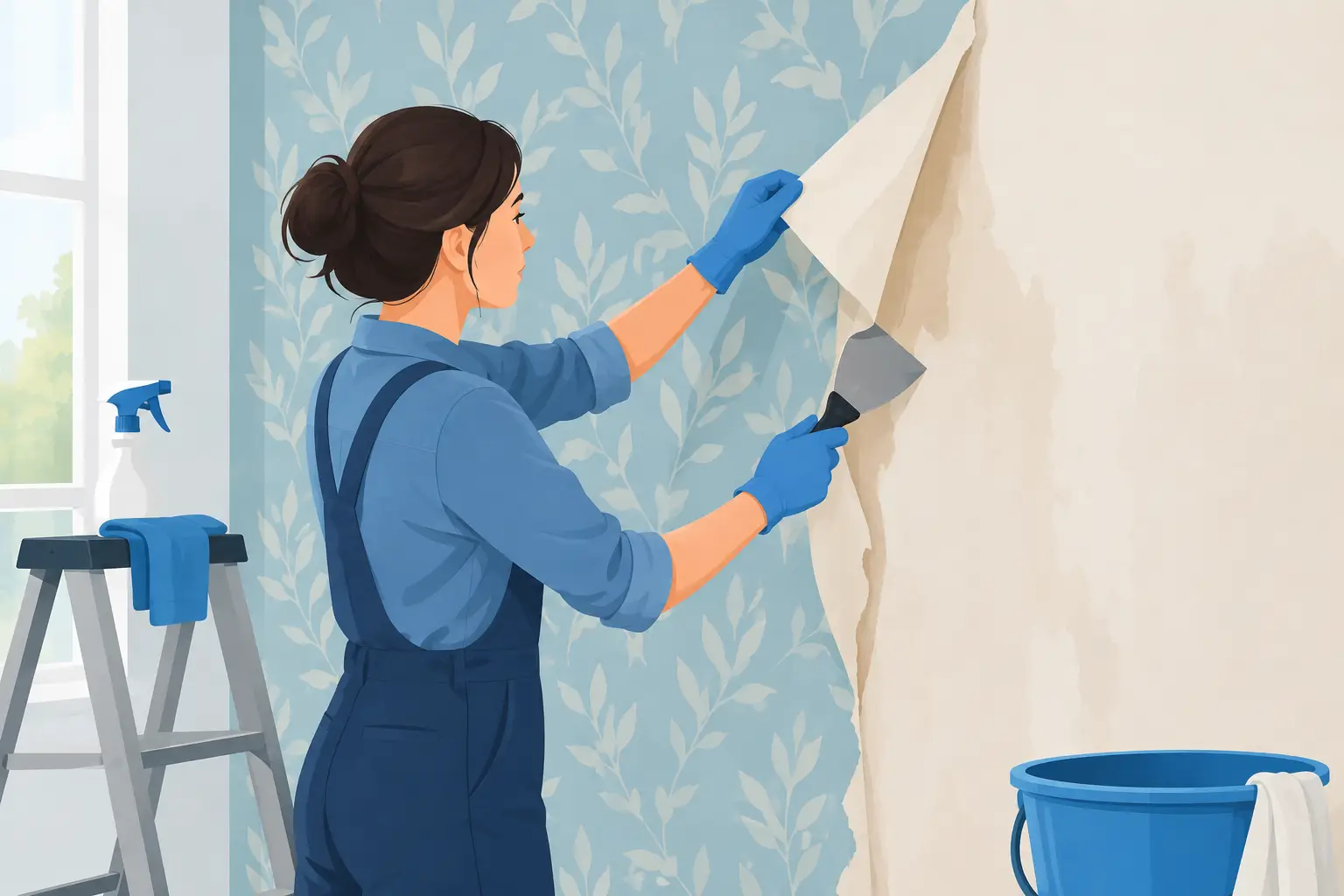 You are currently viewing How to Remove Wallpaper Safely Without Wall Damage