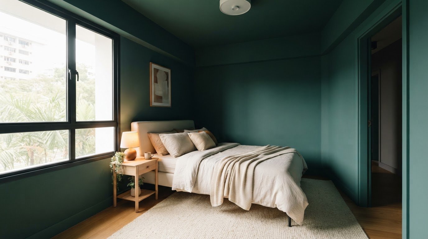 You are currently viewing Using dark paint colors in small rooms to create depth