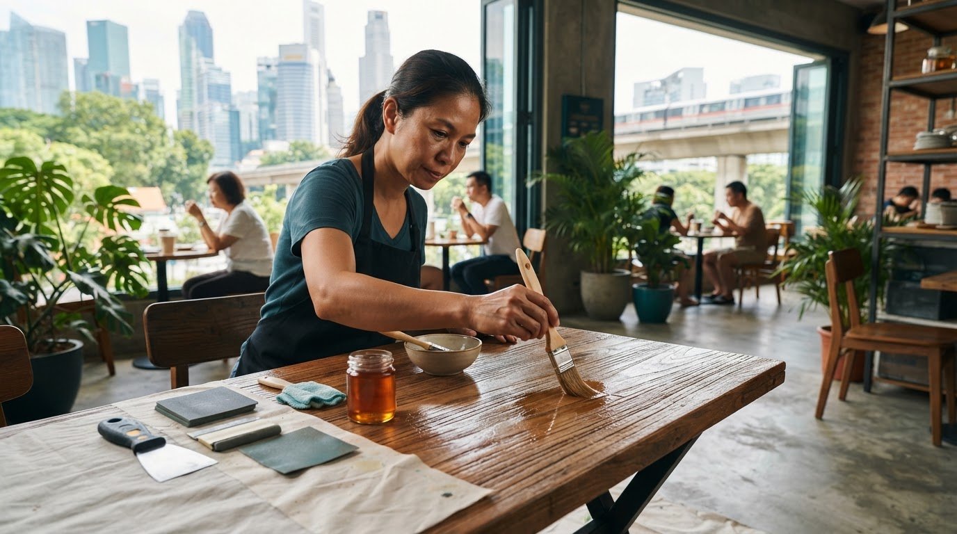 You are currently viewing Wood Varnishing for Cafe Tables: Choosing a Durable Finish